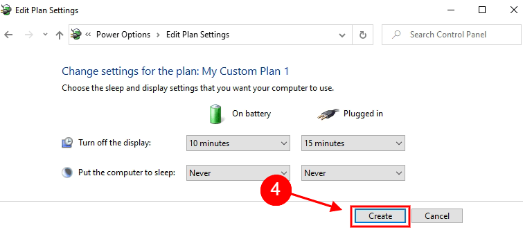 create a power plan - 2